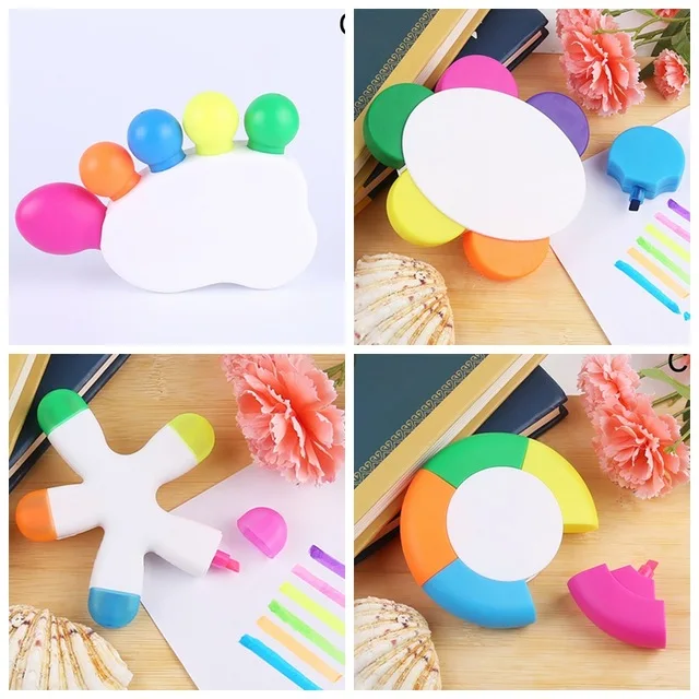 

Lovely cute mini candy colour highlighter pens for writing cute Marking pen Fluorescent pen kids drawing pen S19033