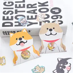 DLCute наклейка с собакой сумки с креативной Шиба гранулы пакет Украшение Ручка 30 DIY Хаски студенческие принадлежности