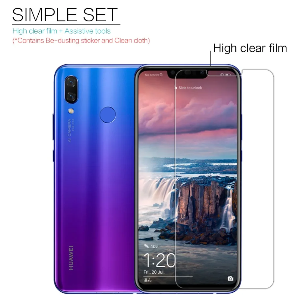 

Huawei Nova 3 Screen protector NILLKIN super clear lcd Protective Film & Matte Screen Protection for Huawei Nova 3i