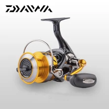 DAIWA оригинальная спиннинговая Рыболовная катушка Daiwa серии 5 шарикоподшипник соленой воды пресноводный Карп Фидер колеса с воздушным ротором