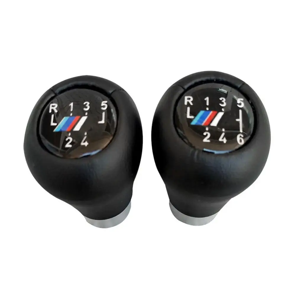 

5speed 6speed Car Styling Gear Knob For BMW E60 E90 E46 E36 All Series Universal With M Logo Black Car Accessories