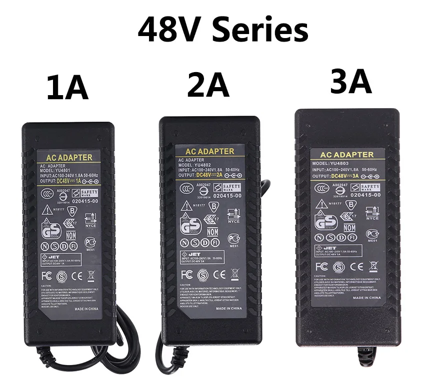 Высокое качество AC DC 12V 5V 48V Трансформаторы освещения 1A 2A 3A 5A 6A 7A 8A 10A адаптер