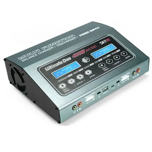 Carregador de Equilíbrio Skyrc Final w ac - dc Descarregador D400 Duo 400 3 charger discharger