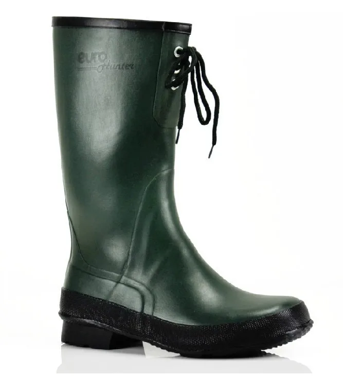 mens lace up rain boots