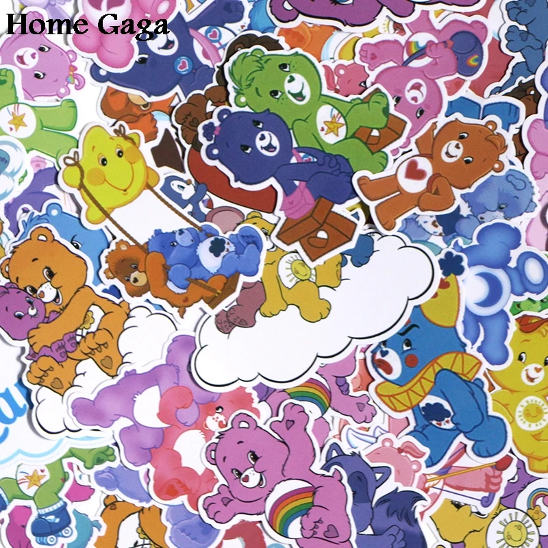 Homegaga 53 قطعة الرعاية الدببة DIY Pvc للماء الكرتون لسكرابوكينغ ألبوم الأمتعة لوح التزلج الهاتف جدار الغيتار ملصقات D1384 Homegaga 53 قطعة الرعاية الدببة DIY Pvc للماء الكرتون لسكرابوكينغ ألبوم الأمتعة لوح التزلج الهاتف جدار الغيتار ملصقات D1384