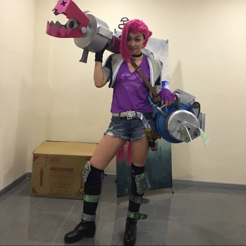 the loose cannon slayer jinx cosplay costume anime custom made