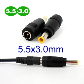 

5.5 * 2.5mm ( Compatible 5.5*2.1 mm ) Female to 5.5*3.0mm Male DC Connector for Samsung Laptop Adapter 5.5 3.0 Power Adapter