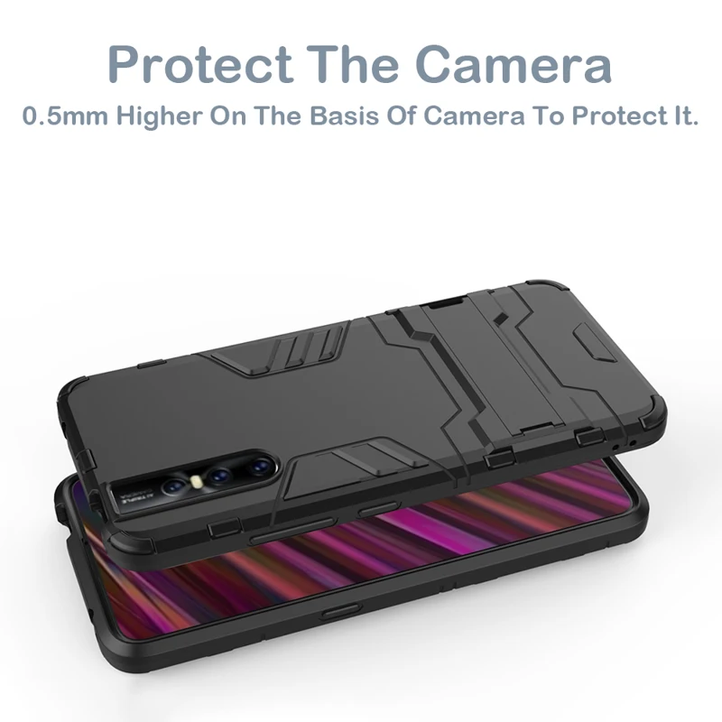 Phone Case For vivo V15 3D Combo Armor Case for vivo V15 for vivo V15 Pro Shockproof Back Cover Fundas Coque Etui Bags Housing