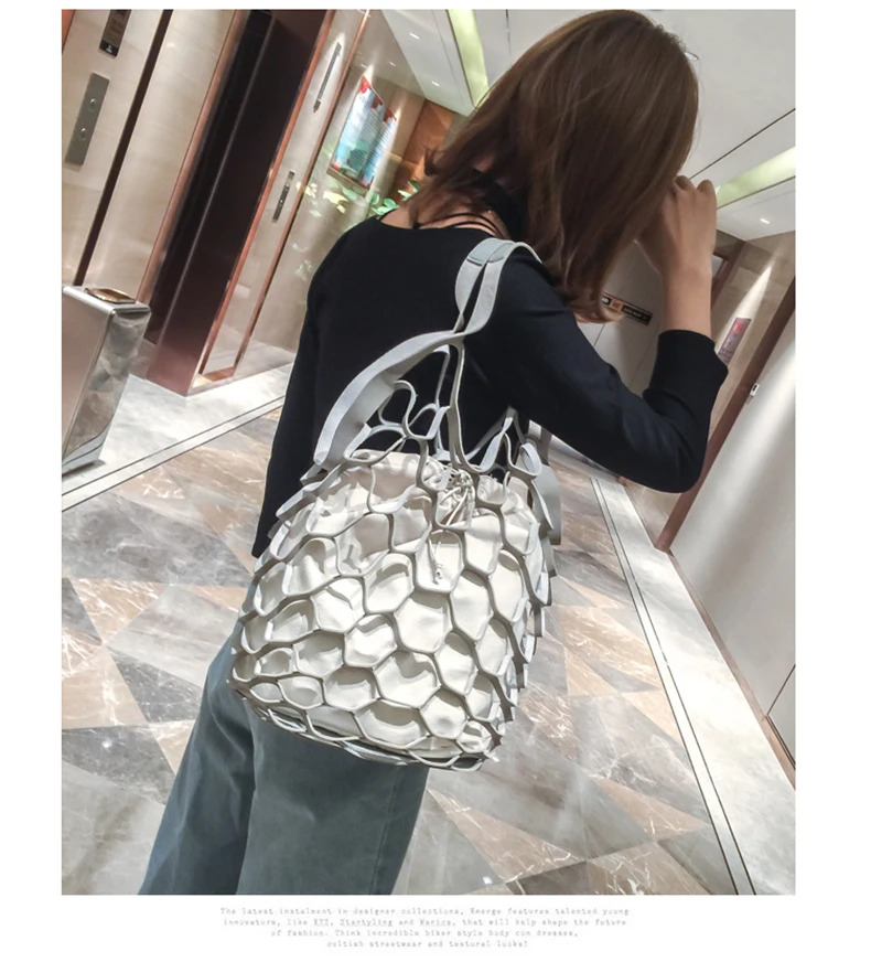Hollow out women net bag (20)
