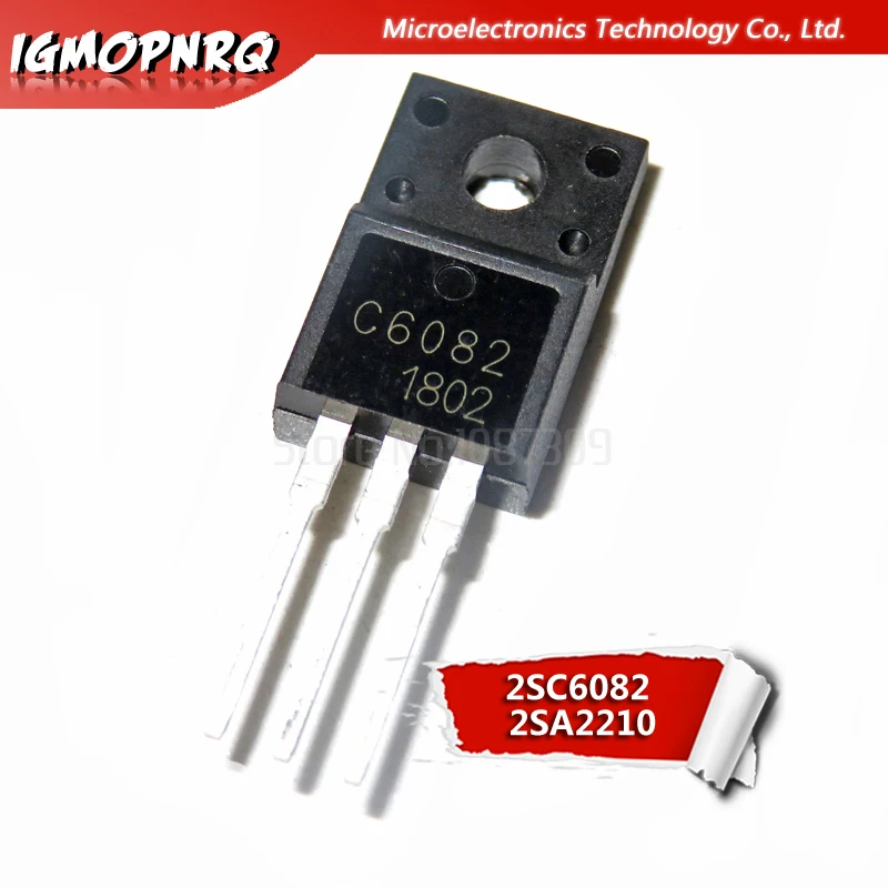 

40pcs 2SA2210 2SC6082 20pcs A2210 + 20pcs C6082 IC new original