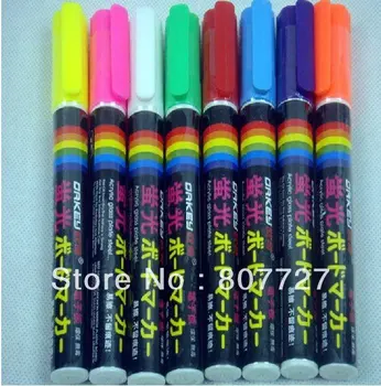 

Marker Pen 8 Colors Liquid Chalk LED Highlighter Fluorescent screen Write Board stationery sets