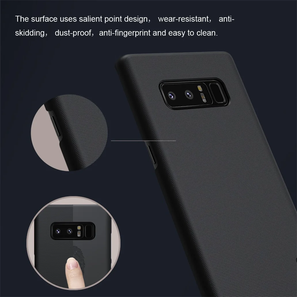 Чехол Nillkin для Samsung Galaxy Note 8 суперматовый чехол жесткая задняя крышка из