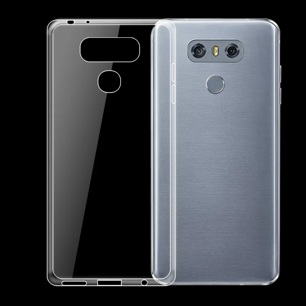 

For LG V30 Case Silicone Transparent Original TPU For Case LG V30 Cover Etui Silm Thin Clear Soft White Coque Fundas Capa