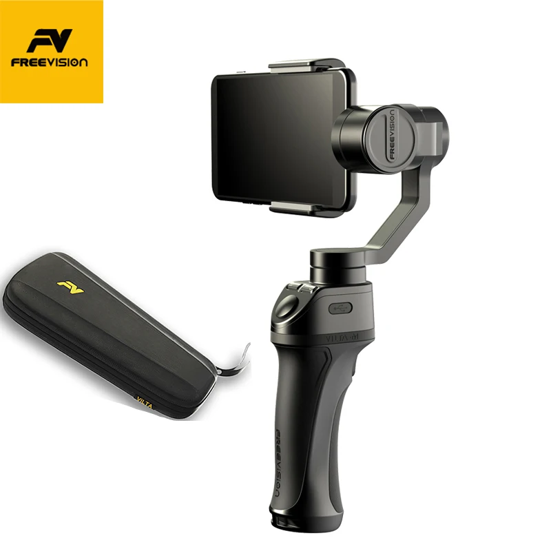 

FREEVISION VILTA-M 3-Axis Handheld Gimbal Smartphone Stabilizer for iPhone X XS 8 Samsung GoPro HERO 5 6 7 Yi 4 K pk