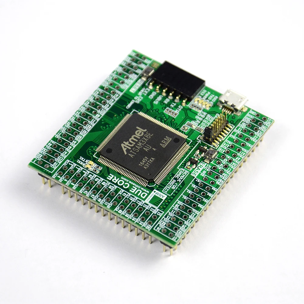 Из-за Core SAM3X8E 32-битный ARM Cortex-M3 мини модуль для Arduino совместимый IoT MCU 512 к флэш 96K Оперативная память 12bit АЦП 12bit ЦАП 84 МГц