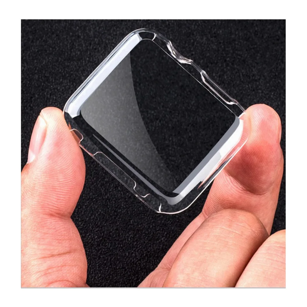 EIMO Soft Silicone band for Apple Watch Case 42mm 38mm PC Frame Protective Transparent cover for iwatch 3 2 1 Cases Accessories EIMO Soft Silicone band for Apple Watch Case 42mm 38mm PC Frame Protective Transparent cover for iwatch 3 2 1 Cases Accessories