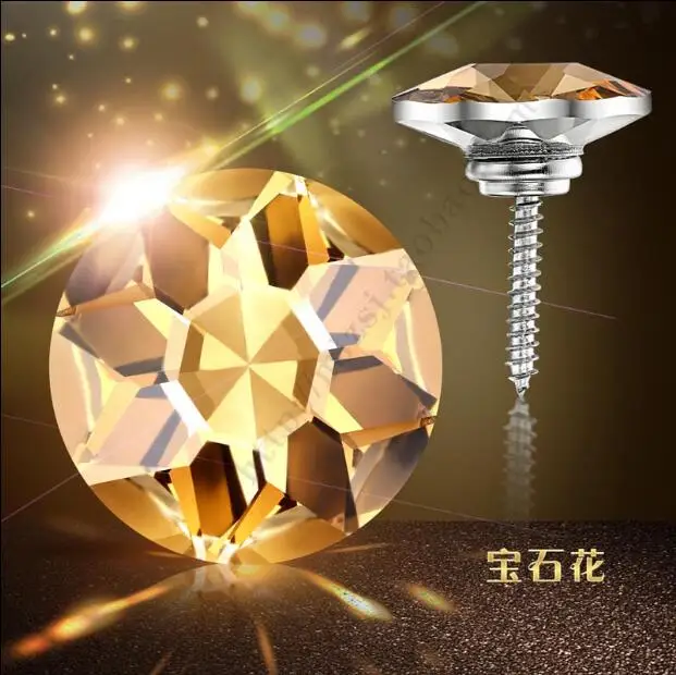 

Advanced soft bag crystal buckle self tapping screw diamond buckle diamond button background wall decoration buckle button buckl
