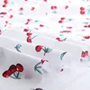 Хлопчатобумажная ткань поплин Лоскутные материалы для шитья DIY Домашний текстиль ручной работы ткань для листа сумка кукла одеяло Белый Черный Красный Вишня 45x50 см ► Фото 3/6