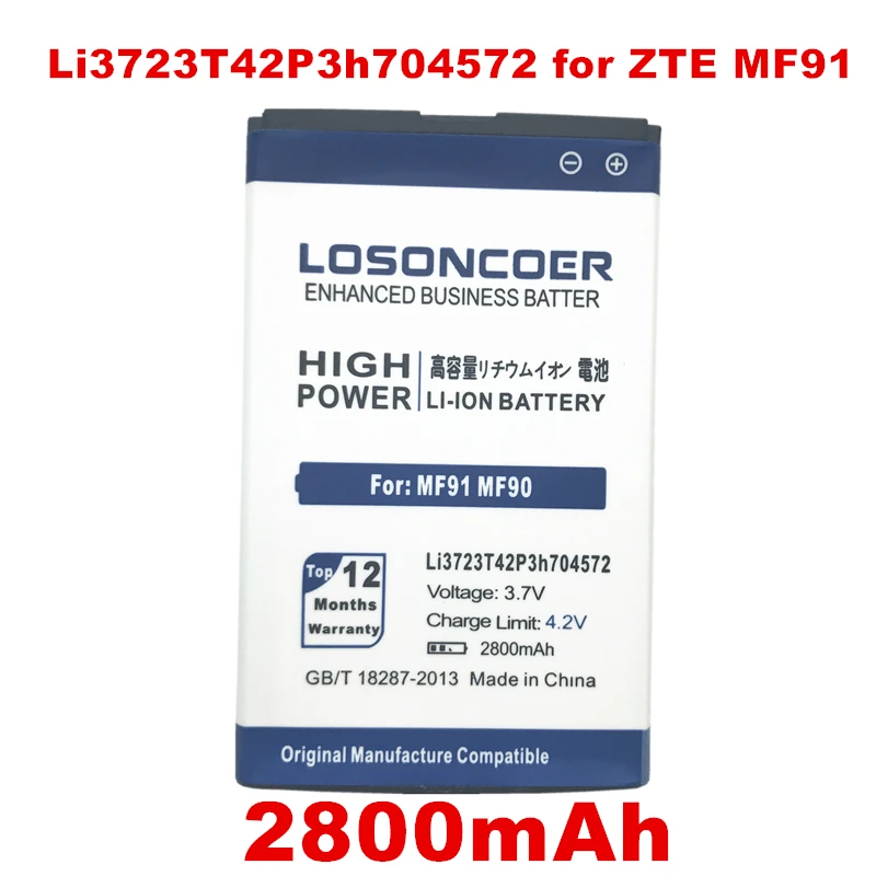 Zte li3723t42p3h704572 аккумулятор