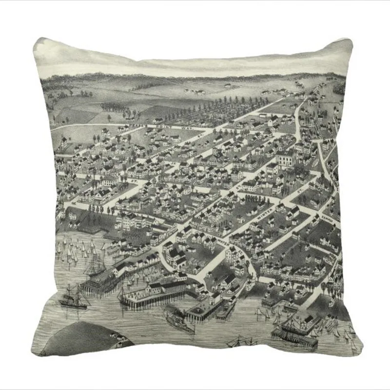 Винтажный чехол с изображением накидки (1857)|pillow case|throw pillow casescase |