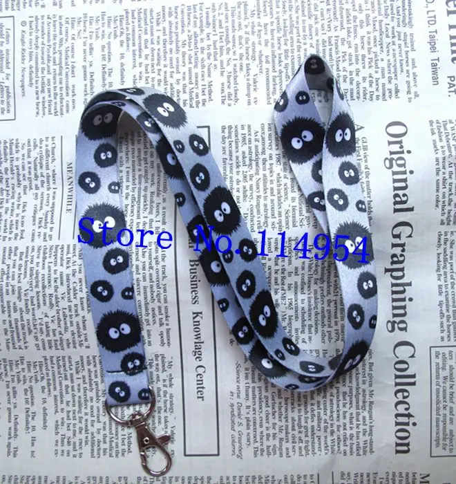 

Free shipping 10 Pcs /Wholesale My Neighbor Totoro Necklace Strap Lanyards Cell Phone PDA Key ID Strap Charms LA-4