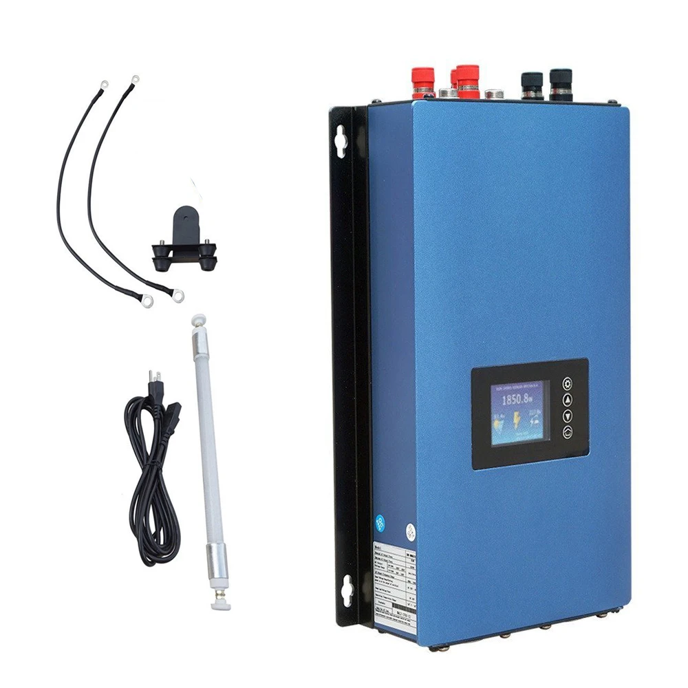Grid Tie Inverter 1000W MPPT Pure Sine Wave AC output wind turbine generator with LCD&Dump Load resistor,22-60V/45-90V Grid Tie Inverter 1000W MPPT Pure Sine Wave AC output wind turbine generator with LCD&Dump Load resistor,22-60V/45-90V