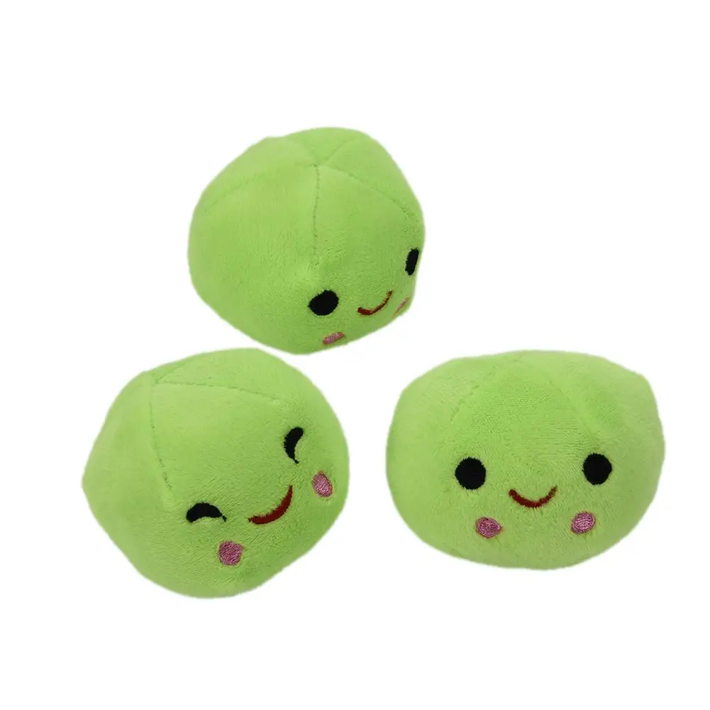Plush Toys 25 CM Cute Pods Pea Shape Stuffed Plant Doll 2 Colors