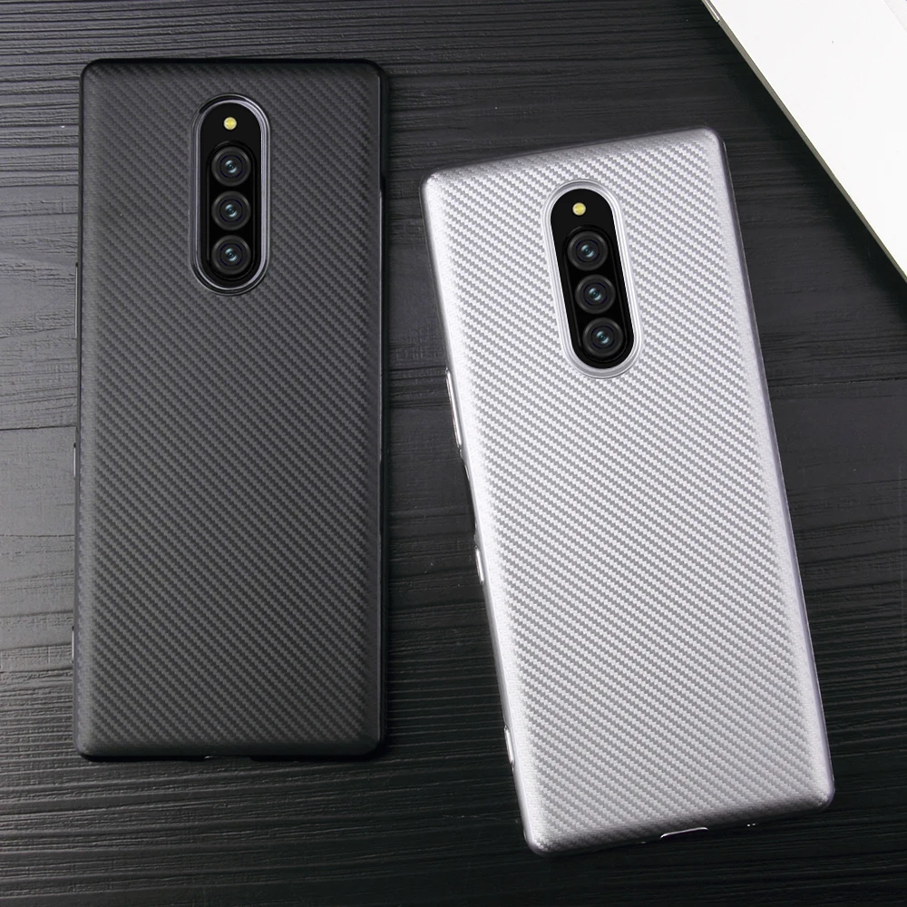 

Carbon Fiber Silicone Cases For Sony Xperia XZ4 XZ2 Compact L2 XA2 Ultra XZ XZ2 premium XA1 Plus XA XA1 ultra C6 L1 Soft Covers