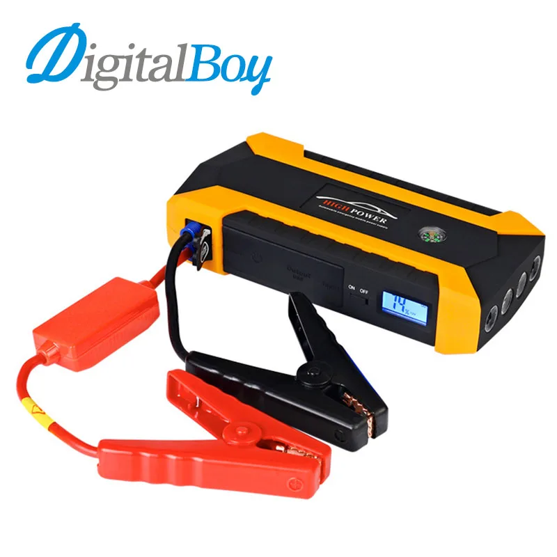 

New 18000mAh 4USB Portable Car Jump Starter Emergency Power Bank Booster Car Battery Charger Starting Device 600A Peak Current