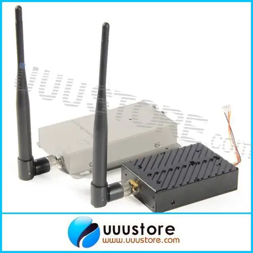 FPVOK 1 2Ghz 5W Wireless AV Transmitter with 1 2G Receiver High Gain Antenna