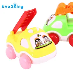Eva2king Забавный Симпатичный мультфильм отступить инженерных автомобиля раннего образования одежда для малышей игрушки для детей