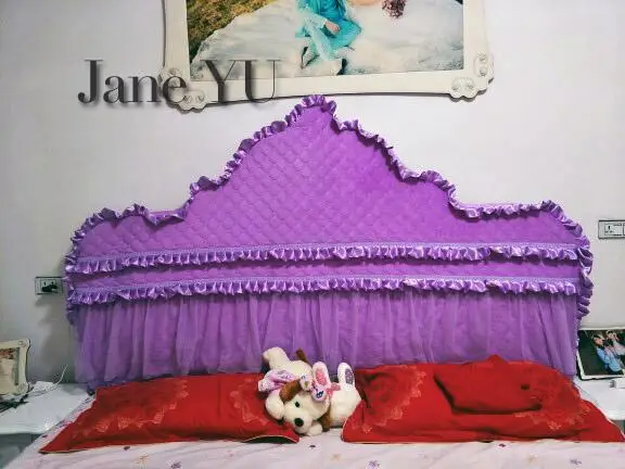 

JaneYU Princess Style Bedside Cover Customized European Arc Old-fashioned Cloth Bedside Cover