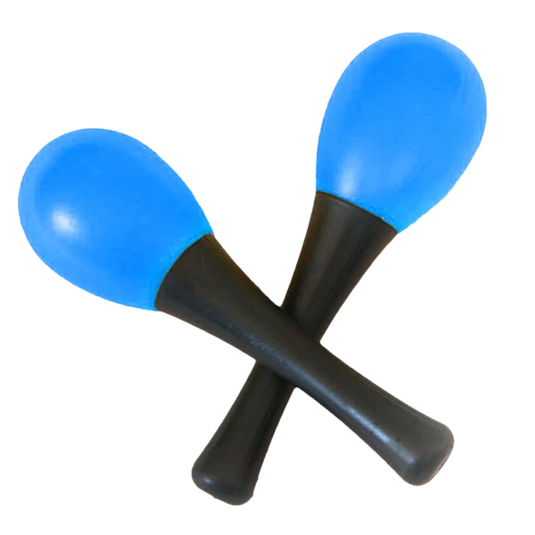 

Surwish 2Pcs Plastic Sand Hammer Maraca Rattle Shaker Kids Musical Instruments Baby Sound Music Toy hot sale - Red black