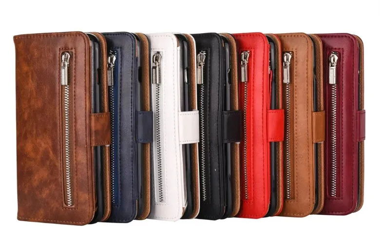 CaseMe 2 в 1 Роскошный кожаный бумажник на магните чехол для iPhone X 8 7 6 S Plus S8 S7 N8 с