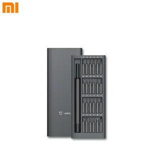Оригинальный Xiaomi Mijia Wiha отвертка комплект 24 прецизионные магнитные биты Alluminum коробка отвертка инструмент для ежедневного использования - изображение