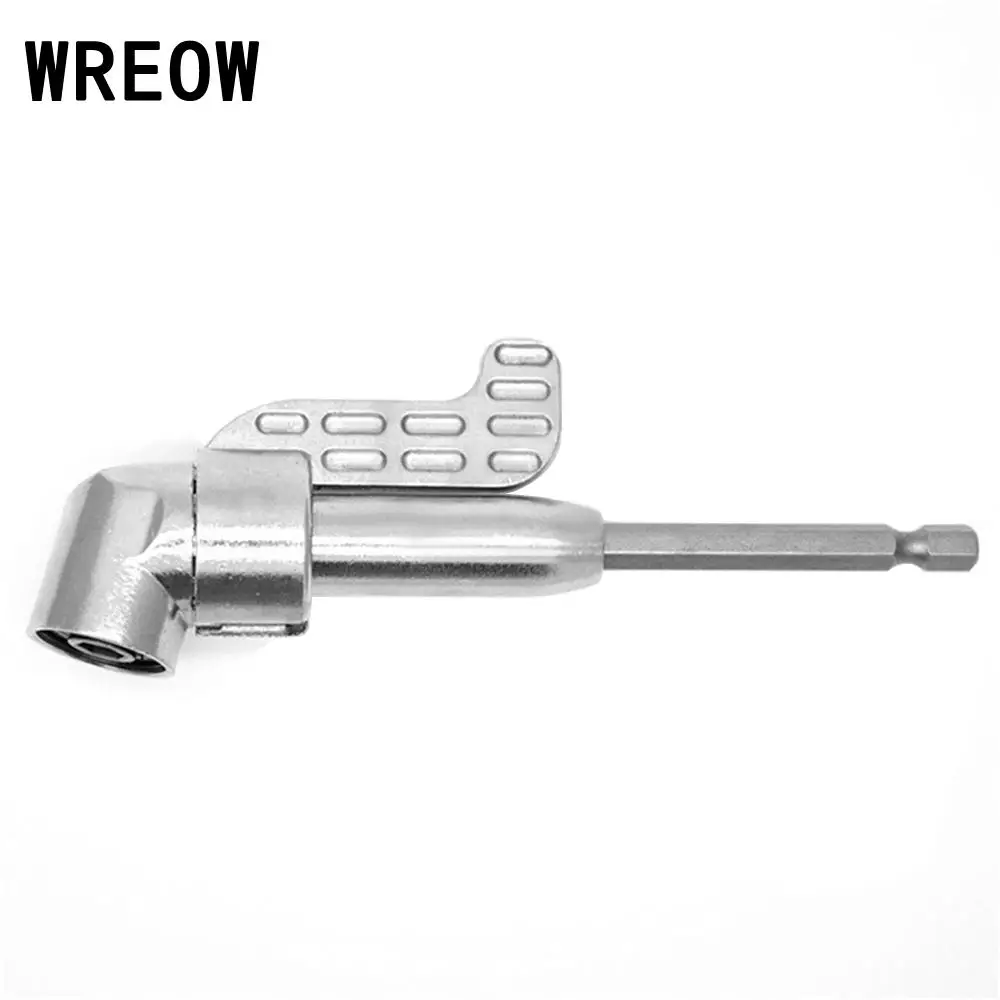 

105 Degree Angle Driver Screwdriver Socket Holder 1/4" Extension Hex Screwdriver Bit Holder Adapter Power Multifunction Tool