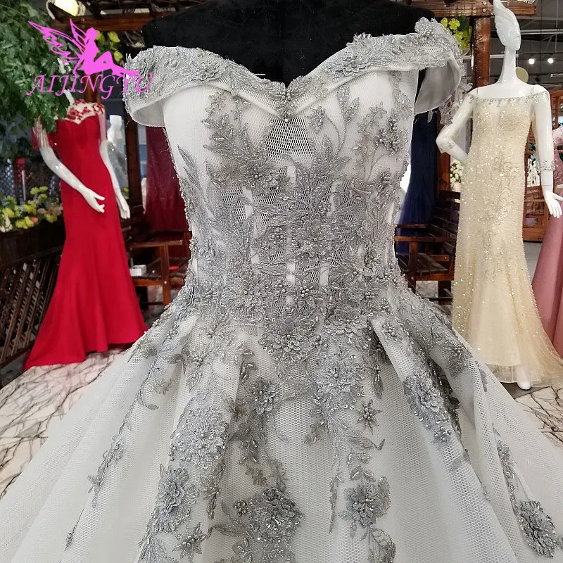 Aijingyu White Wedding Gowns Hawaiian Gown Indian Branding Ball