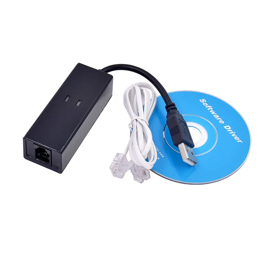 

Portable Dial Up VoiceExternal USB 2.0 56kbs USB Fax Modem with Telephone RJ11 Cablefor Windows XP/ Win 7/8/Linux