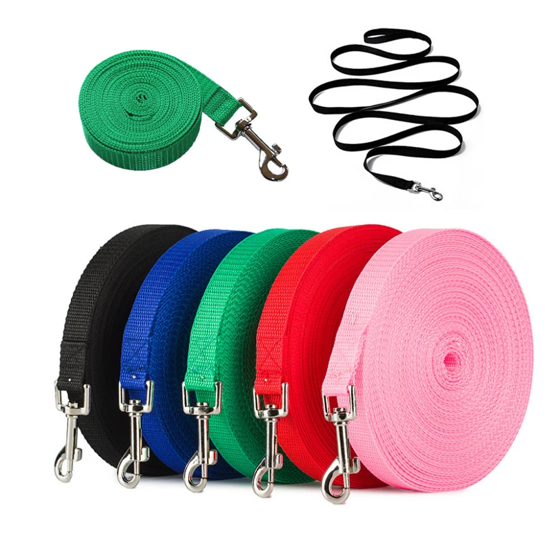 

Pet Dog Leash Nylon Leash For Small Medium Dogs Cats Puppy Walking Running Leashes Lead Pet Supplies-1.5M 1.8M 3M 6M 9M Length