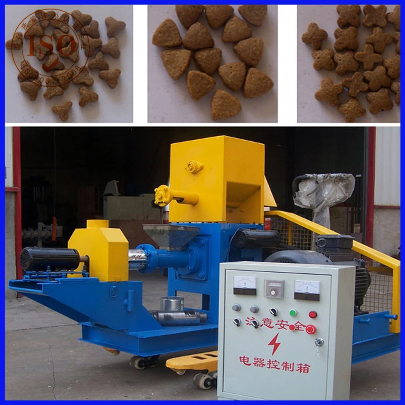 

60-80mesh Food grade dry dog food making machine/dog food processing line/floating fish feed extruder