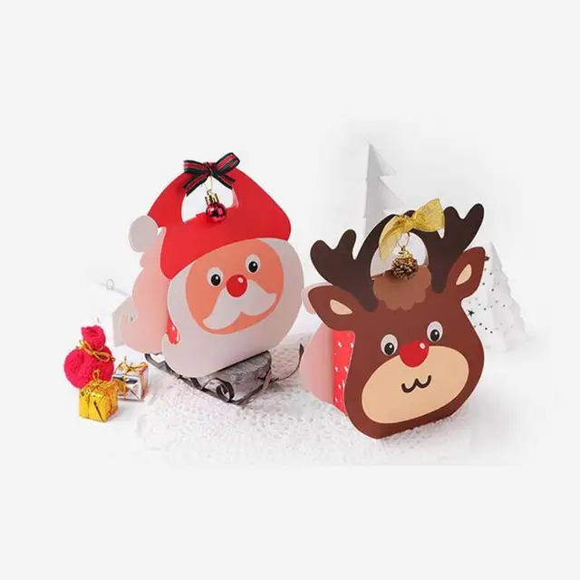 christmas santa claus gift box candy gift bag reindeer cookie gift box container for children kids - Santa Claus Gifts christmas santa claus gift box candy gift bag reindeer cookie gift box container for children kids - Santa Claus Gifts