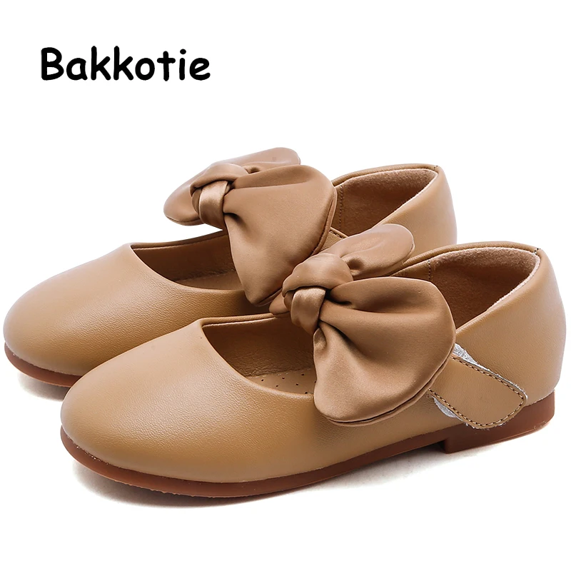 Bakkotie/детская обувь из искусственной кожи сезон осень Новинка модные туфли Mary Jane