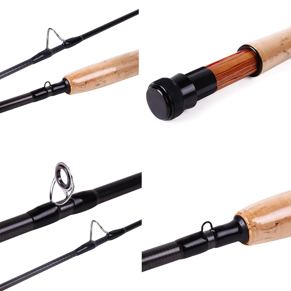 Sougayialng #5/6 Fly Fishing Rod Set 2.7M Fly Rod and Fly Reel Combo with Fishing Lure Line Box Set Fishing Rod Tackle Pesca