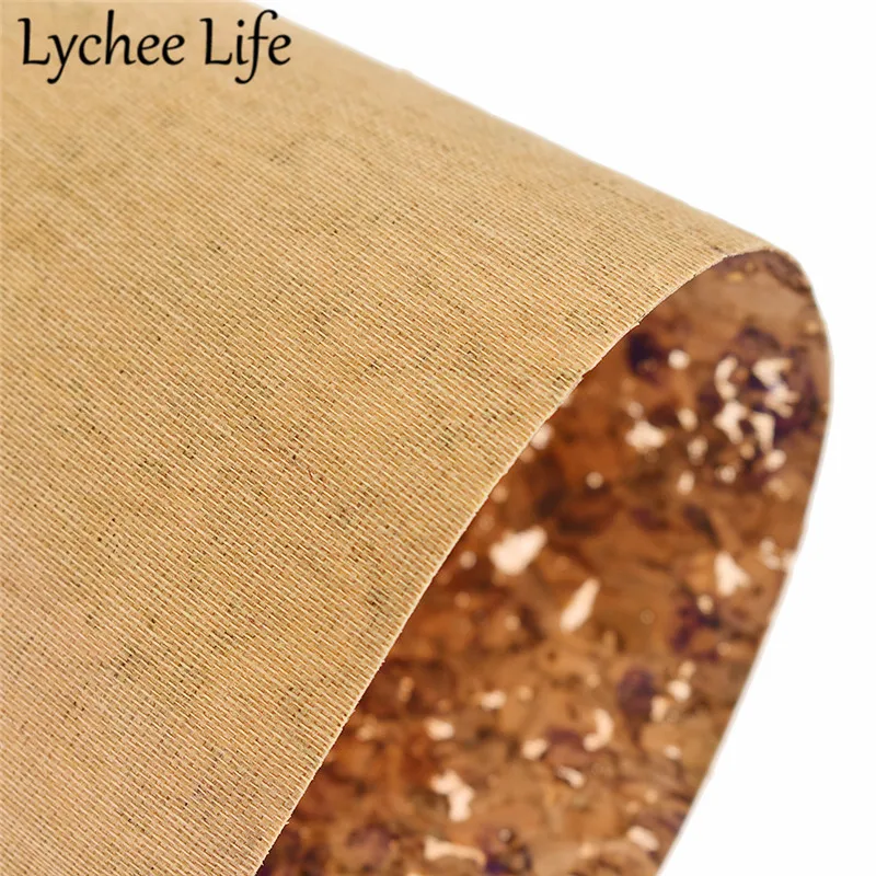 Lychee Life A4 мягкий пробковый материал 29x21 см красочная ткань с цветочным принтом DIY Ручная работа современная домашняя швейная одежда текстильные принадлежности