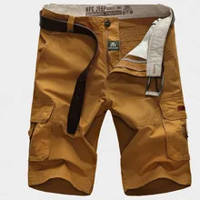 Мужские уличные летние Militar водонепроницаемые тактические шорты с накладными карманами брюки большого размера для тренировок короткие мужские спортивные походные брюки