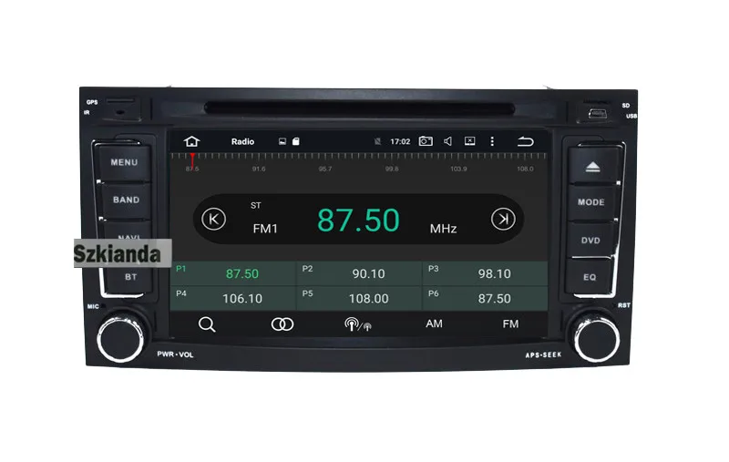 2DIN автомобильный DVD Android 8,0 gps для VW Touareg 2004-2012 T5 Multivan Android DVD навигатор 8 ядерный 4 Гб ram 32 ГБ rom 3g 4G wifi радио