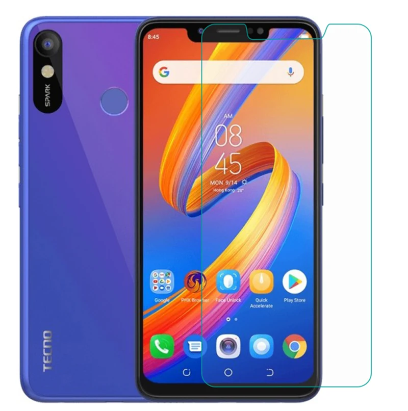 Защитное стекло закаленное 9H для Tecno Camon 11 11S i4 POP 2S 1S pro Spark 3 Pro X (CA7) см (KA9)|Защитные