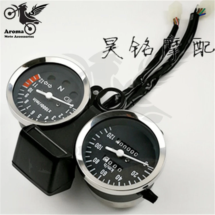 Acouto Motorcycle Odometer Speedometer Tachometer Speedometer Modified Accessories for Suzuki GN125 Acouto Motorcycle Odometer Speedometer Tachometer Speedometer Modified Accessories for Suzuki GN125