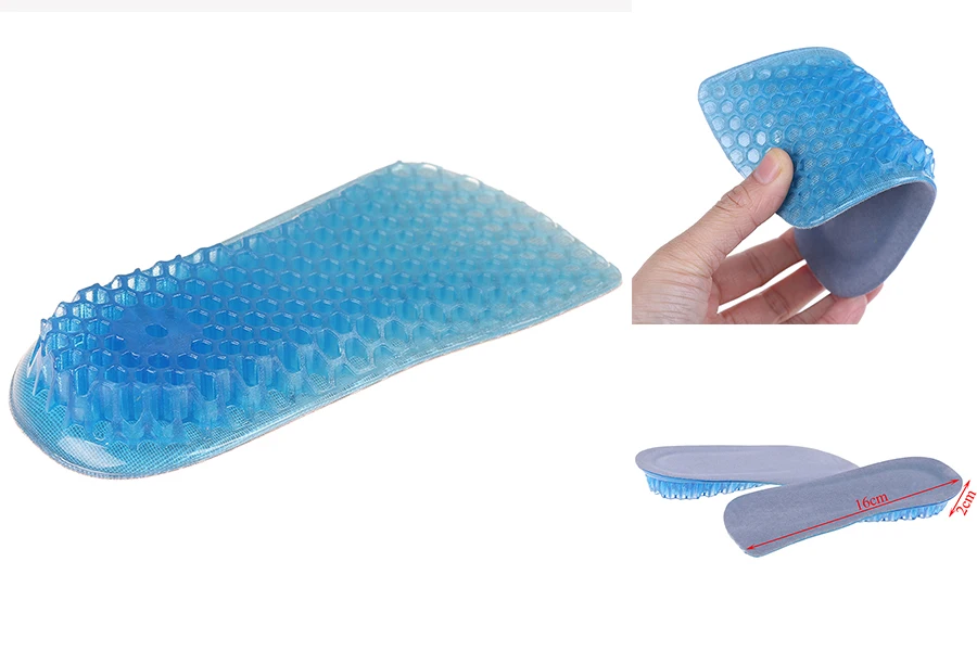 

1 Pair Orthotic Arch Support Silicone Anti-Slip Gel Soft Sport Shoe Insole Pad For Man Women Insoles