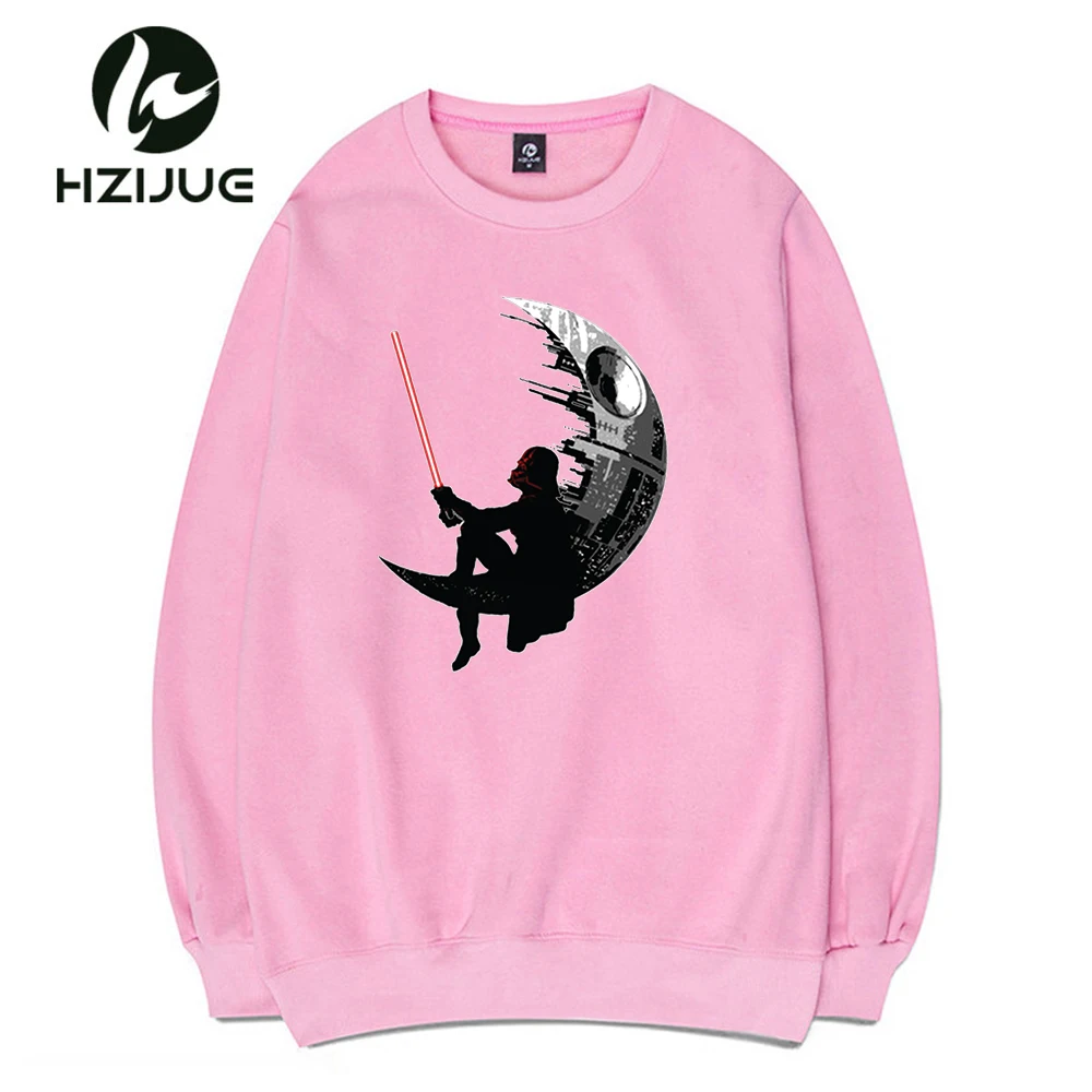 2018 هوديس محب حرب النجوم دارث الملك المطبوعة الرجال بلوزات طويلة الأكمام القطن روك الصوف بلوزات رجل هودي XXL